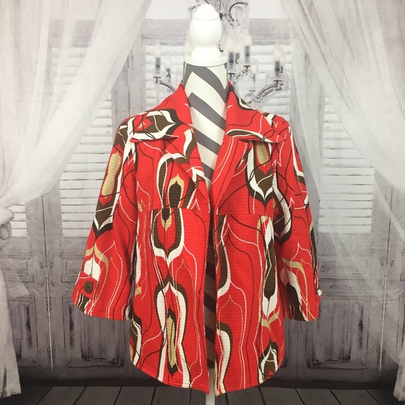 Multiples Open Swing Jacket Size M - Picture 1 of 7